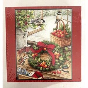 Bits & Pieces "Woodland Wreath" By Kathy Goff 500 Pieces Christmas Puzzle 2002
